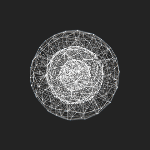 mapping morphing particles into organic shapes