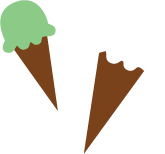 ice cream cones