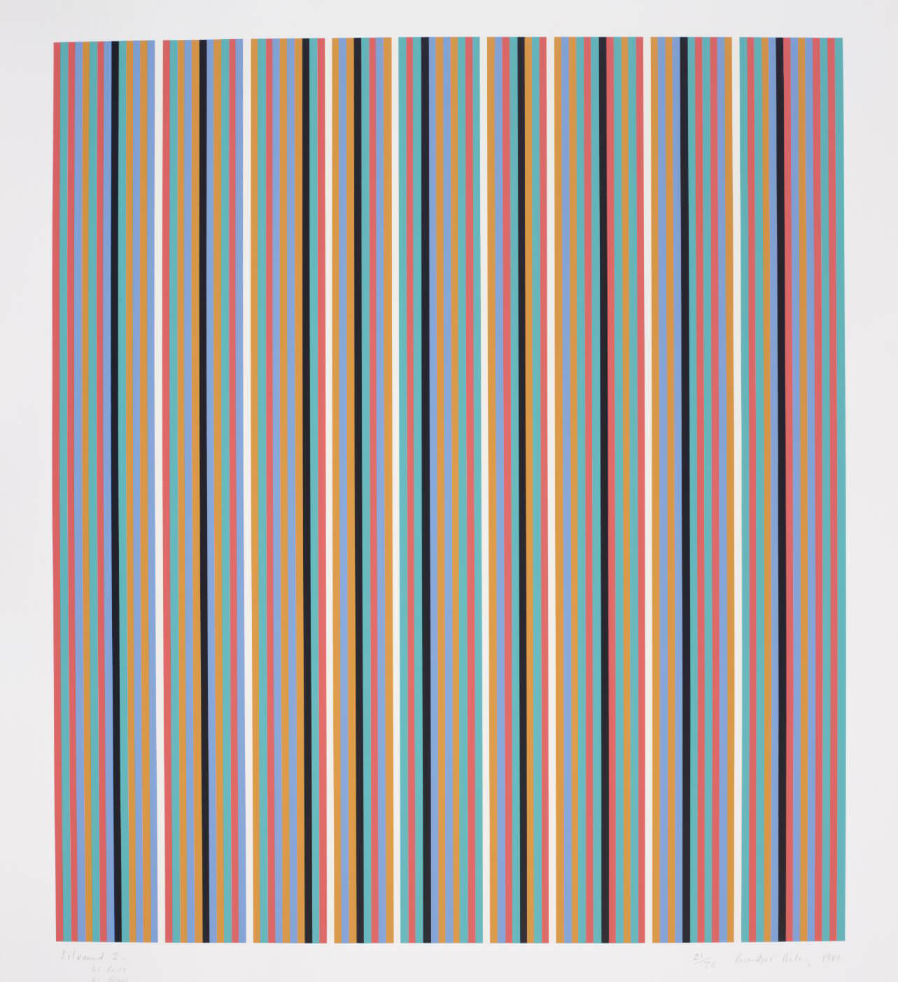 Bridget Riley 1981 Silvered-2