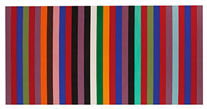 Gene Davis, Legato in red, 1964