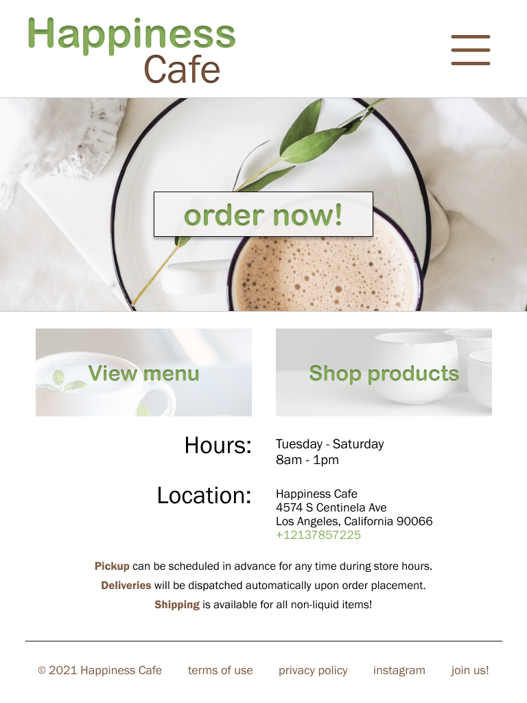 homepage tablet comps