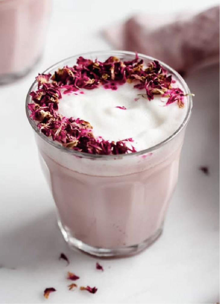 Iced Rose Latte