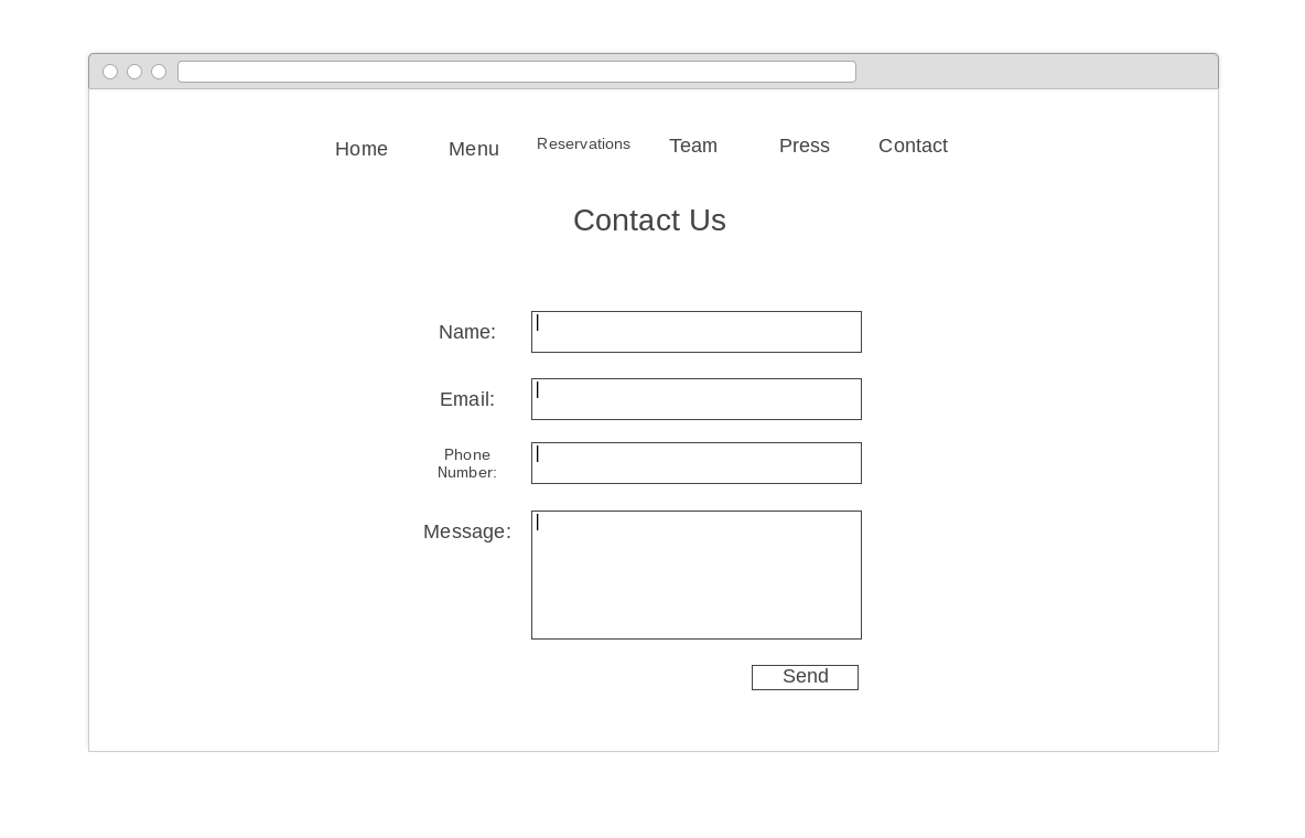 Contact Page