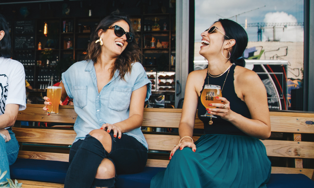 ladies laughing image