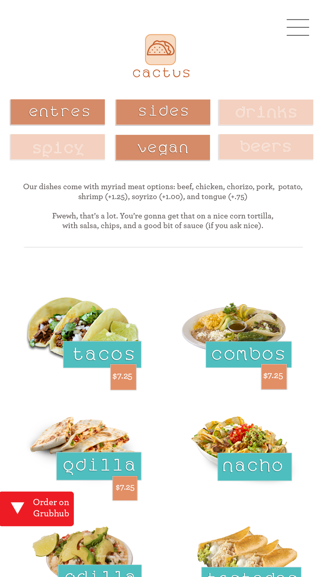 mobile menu