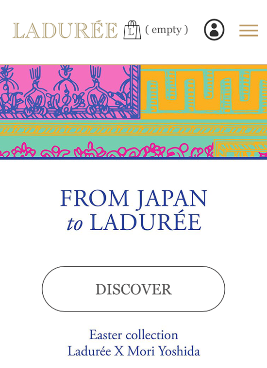 laduree mobile page