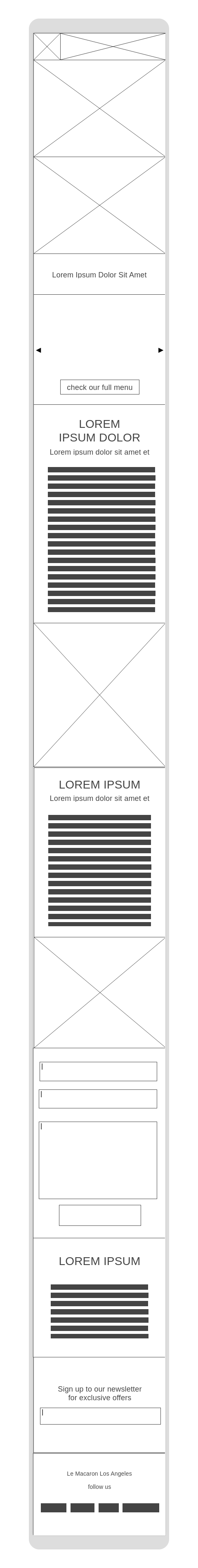 Mobile Wireframe