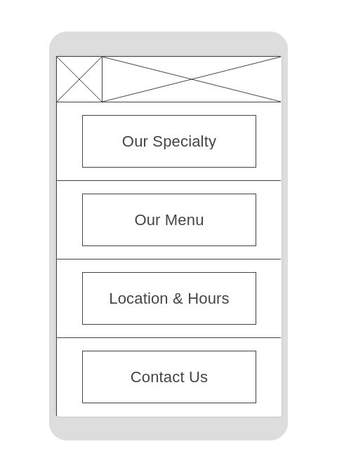 Mobile Wireframe