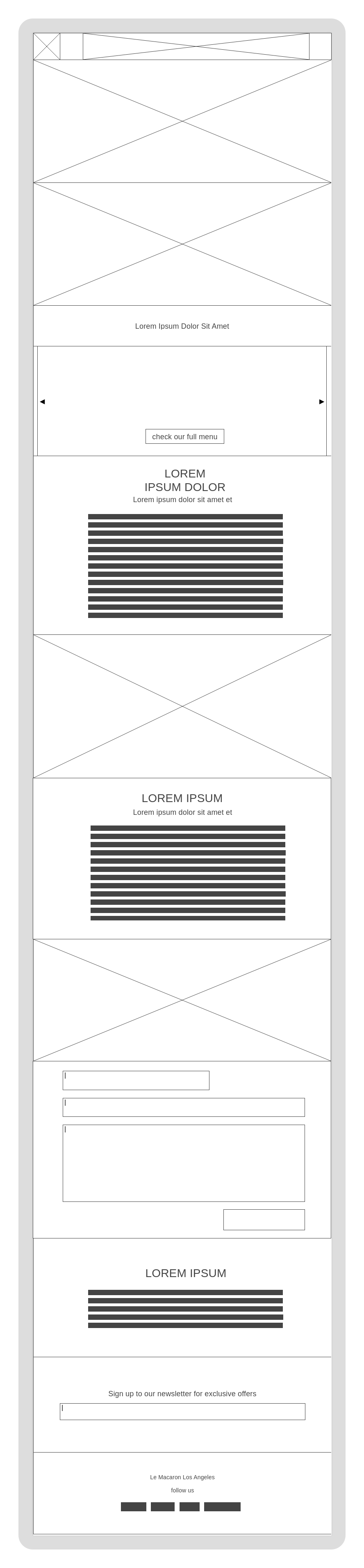 Tablet Wireframe