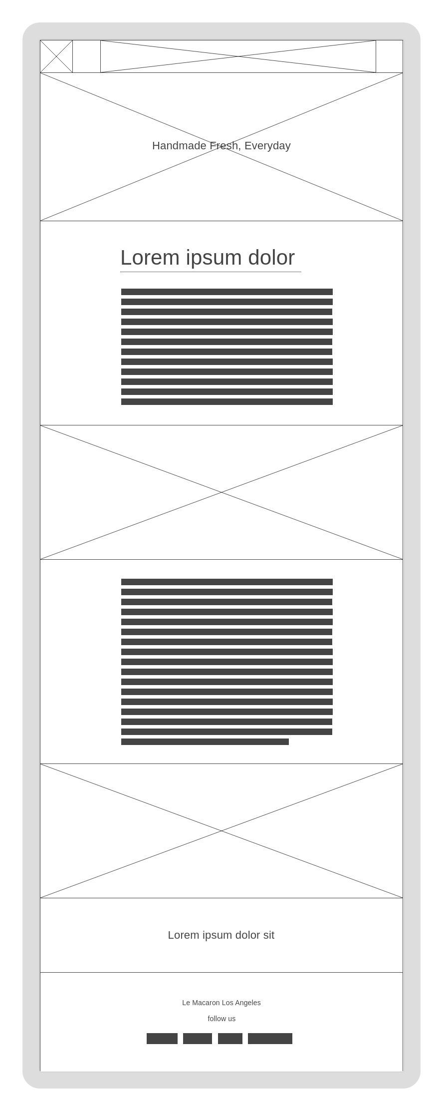 Tablet Wireframe