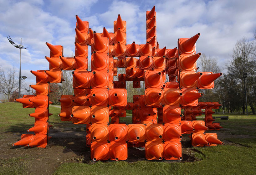 cone art instillation