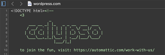 Wordpress ASCII Art