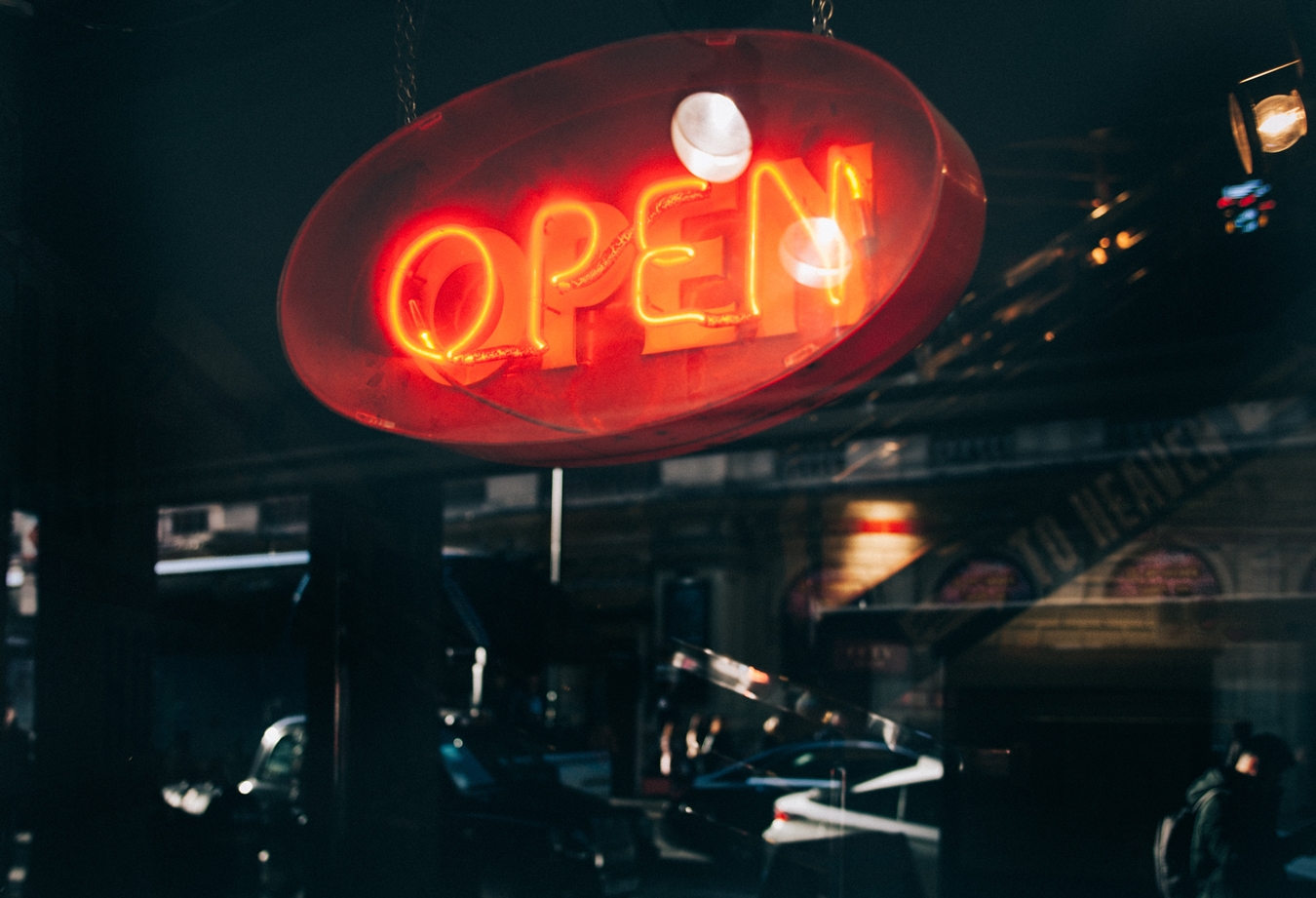 Neon Open Sign