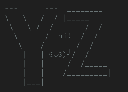 yzzy ascii