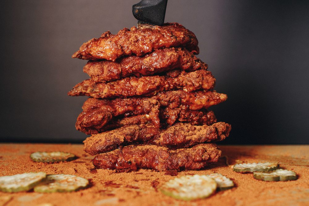 layers of chicken