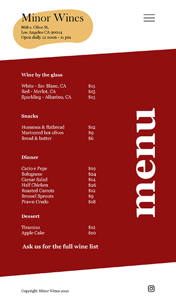 Mobile Menu